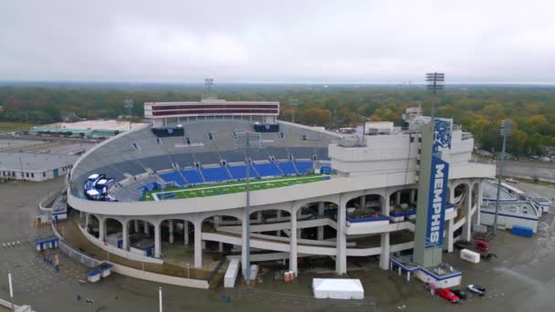 Stadion Simmons Bank Liberty Memphis Kandang Dari Tim Sepak Bola — Stok Video