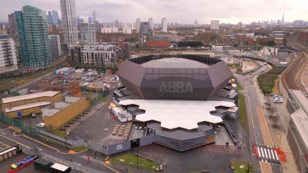 Abba Arena Londres Vista Aérea Sobre Sala Concertos Londres Reino — Vídeo de Stock