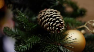 Güzel Noel dekorasyon arka plan klibi - seyahat fotoğrafçılığı