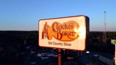 Cracker Barrel Country Mağazası ve Lokantası - WACO, TEXAS - Kasım 04, 2022