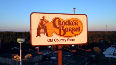 Cracker Barrel Country Mağazası ve Lokantası - WACO, TEXAS - Kasım 04, 2022