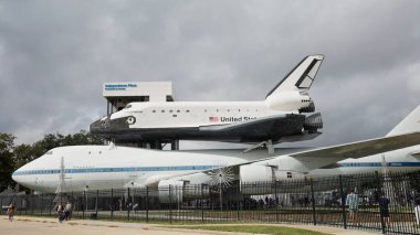 Houston Uzay Merkezi 'ndeki Independence Uzay Gemisi - HOUSTON, TEXAS - Kasım 04, 2022
