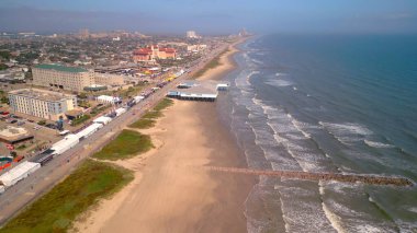 Galveston Adası Teksas - GALVESTON, TEXAS - 31 Ekim 2022