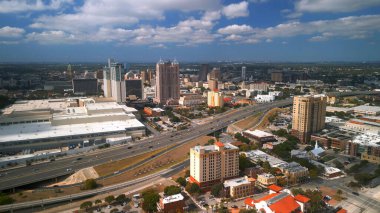 Yukarıdan San Antonio Teksas şehri - SAN ANTONIO, TEXAS - Kasım 03, 2022