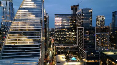Houston Texas 'ın Skyline' ı - HOUSTON, TEXAS - Kasım 02, 2022
