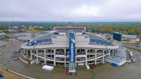 Simmons Bank Liberty Stadium Memphis Tigers Jalkapallojoukkueen Koti Memphis Tennessee tekijänoikeusvapaita kuvapankkikuvia