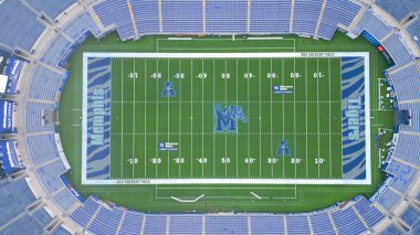 Memphis 'teki Simmons Bank Liberty Stadyumu - Tigers Futbol Takımı - MEMPhis, TENNESSEE - 07 Kasım 2022