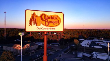 Cracker Barrel Country Mağazası ve Lokantası - WACO, TEXAS - Kasım 04, 2022