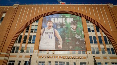 American Airlines Arena - Dallas Mavericks ve Dallas Stars 'ın Evi- DOS, TEXAS - 30 Ekim 2022