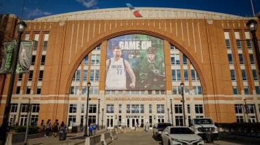 American Airlines Arena - Dallas Mavericks ve Dallas Stars 'ın Evi- DOS, TEXAS - 30 Ekim 2022