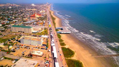 Galveston Adası Teksas - GALVESTON, TEXAS - 31 Ekim 2022