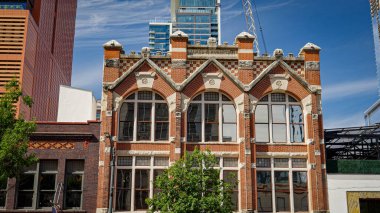 Austin 'deki Kongre Bulvarı' ndaki tarihi binalar - AUSTIN, TEXAS - 31 Ekim 2022