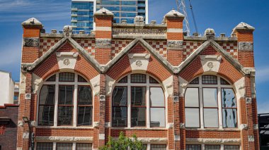 Austin 'deki Kongre Bulvarı' ndaki tarihi binalar - AUSTIN, TEXAS - 31 Ekim 2022