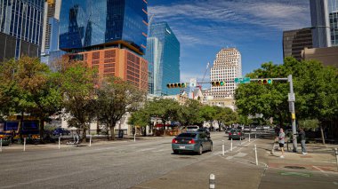 Austin 'deki Kongre Bulvarı - AUSTIN, TEXAS - 31 Ekim 2022