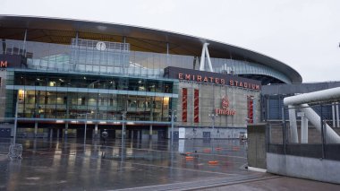 Emirates Stadyumu - Arsenal London futbol kulübü - LONDON, BİRLİK KINGDOM - 20 ARALIK 2022