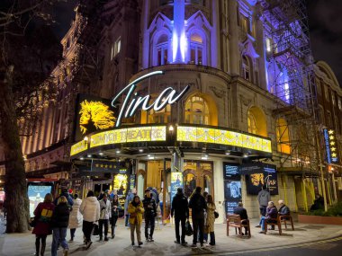 Tina Musical at The Aldwych Theatre in London- LONDON, UNITED KINGDOM - DECEMBER 20, 2022 clipart