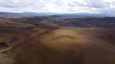 Tuscany İtalya 'da tipik kırsal alanlar ve manzara - seyahat fotoğrafçılığı