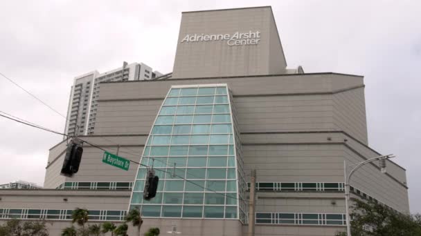 Adrienne Arsht Center Miami Miami Usa February 2022 — 图库视频影像
