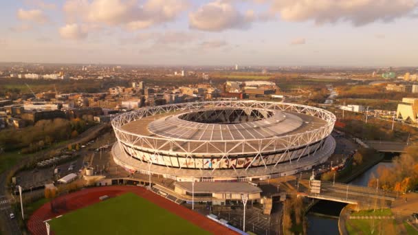 Londýnský Stadion Queen Elizabeth Olympic Park Domov Westham United Londýn — Stock video
