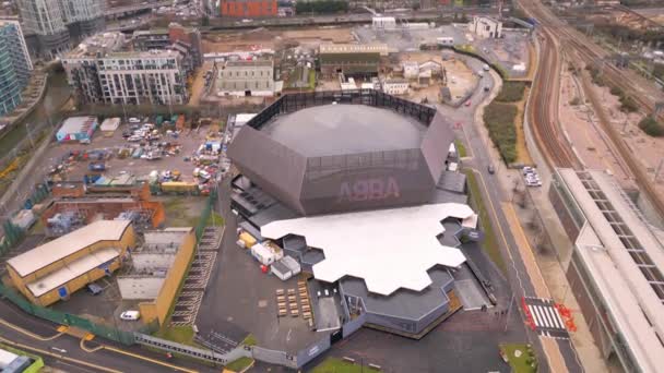 Abba Arena Londra Veduta Aerea Sulla Sala Concerti Londra Regno — Video Stock