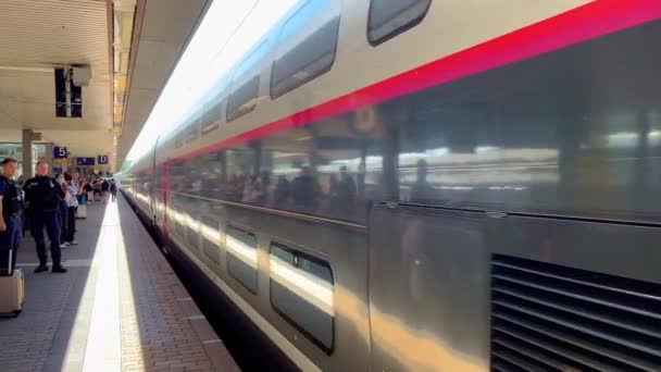 Mannheim Central Train Station Mannheim Germany May 2022 — Stock Video