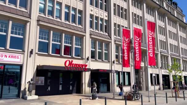 Ohnsorg Theater Hamburg Hamburg Deutschland Mai 2022 — Stockvideo