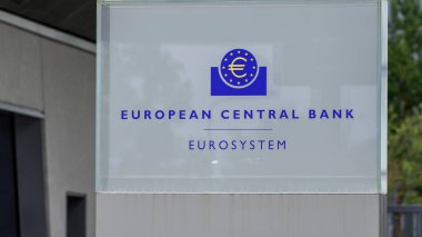 Frankfurt 'taki Avrupa Merkez Bankası - FRANKFURT MAIN, Almanya - 12 Temmuz 2022