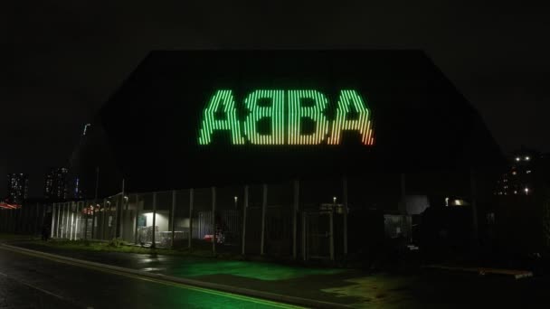 Abba Arena Londres Famosa Sala Concertos Londres Reino Unido Dezembro — Vídeo de Stock