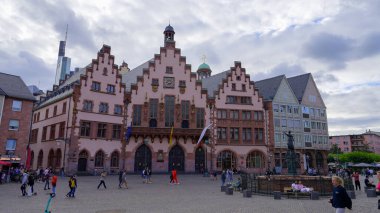 Tarih Bölgesi - Frankfurt 'un eski kenti - FRANKFURT MAIN, Almanya - 12 Temmuz 2022