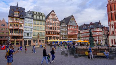 Tarih Bölgesi - Frankfurt 'un eski kenti - FRANKFURT MAIN, Almanya - 12 Temmuz 2022