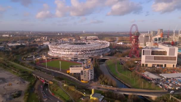 Stadion Londynie Queen Elizabeth Olympic Park Siedziba Westham United London — Wideo stockowe