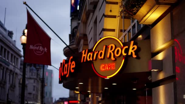 Hard Rock Restaurant Londres Londres Royaume Uni Décembre 2022 — Video