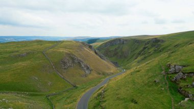 Peak District National Park - aerial view - drone photography