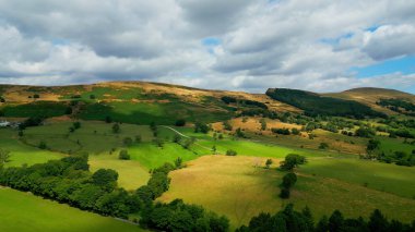 Peak District National Park - aerial view - drone photography