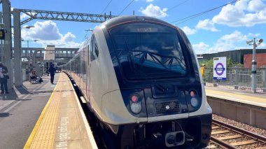 Londra Metro 'daki Elizabeth Hattı - LONDRA, BİRLİK KINGDOM - 9 Haziran 2022