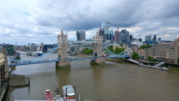Londra Kule Köprüsü Thames Nehri Londra Şehri Seyahat Fotoğrafçılığı — Stok fotoğraf