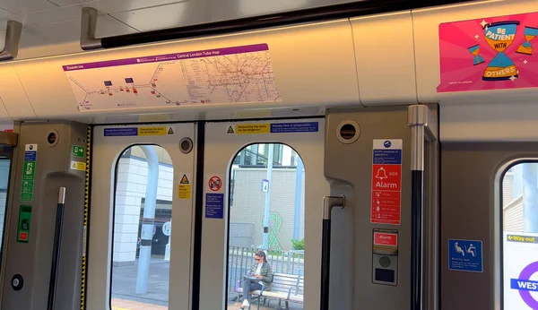 Elizabeth Line London Underground London United Kingdom June 2022 — Stock Photo, Image