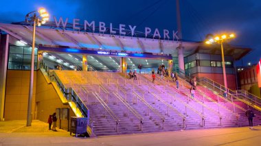 Wembley Park Londra Metro İstasyonu - LONDON, BİRLİK KINGDOM - 9 Haziran 2022