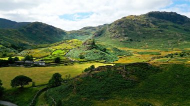 Wonderful Lake District National Park from above - drone photography