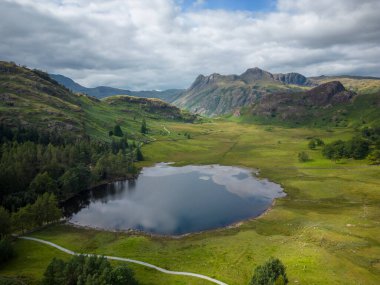 Blea Tarn - Lake District Ulusal Parkı 'nın harika alanı - seyahat fotoğrafçılığı
