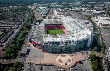 Eski Trafford Stadyumu - Manchester United 'ın evi - Manchester, BİRLİK KINGDOM - 16 Ağustos 2022