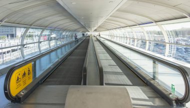 Manchester Havaalanı Terminalleri - Manchester, UNITED KINGDOM - 15 Ağustos 2022