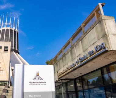 Liverpool Metropolitan Cathedral - LIVERPOOL, UNITED KINGDOM - AUGUST 16, 2022