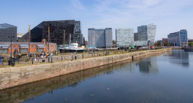 Liverpool Skyline - Liverpool, Birleşik KINGDOM - 16 AĞUSTOS 2022