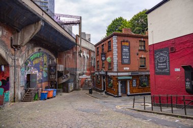Oxford Road Station in Manchester - MANCHESTER, UNITED KINGDOM - AUGUST 15, 2022