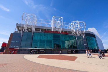 The football stadium of Manchester United - Old Trafford - MANCHESTER, UNITED KINGDOM - AUGUST 15, 2022