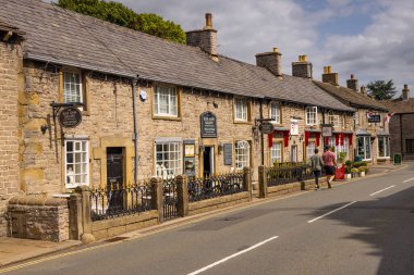 Beautiful village of Castleton in the Peak District - MANCHESTER, UNITED KINGDOM - AUGUST 15, 2022