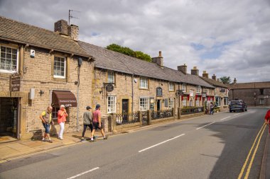 Beautiful village of Castleton in the Peak District - MANCHESTER, UNITED KINGDOM - AUGUST 15, 2022