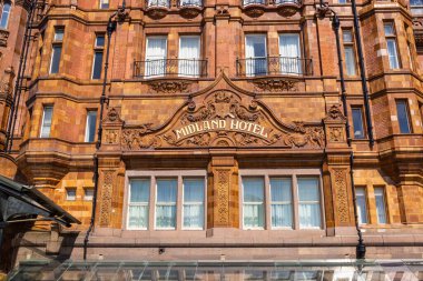 Famous Midland Hotel in Manchester - MANCHESTER, UNITED KINGDOM - AUGUST 15, 2022