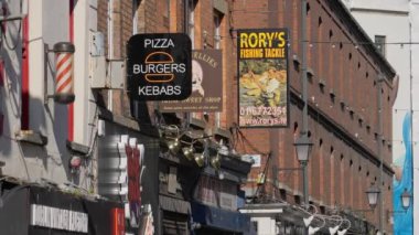 Irish Pub in the Temple Bar District of Dublin - CITY OF DUBLIN, IRELAND - APRIL 20, 2022